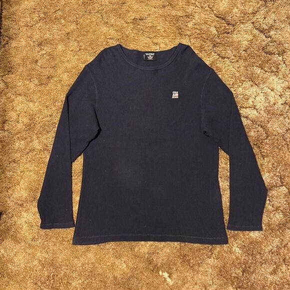 Ralph Lauren Polo Jeans Co. Knit Long Sleeve Sweater Navy XLarge - Picture 1 of 5